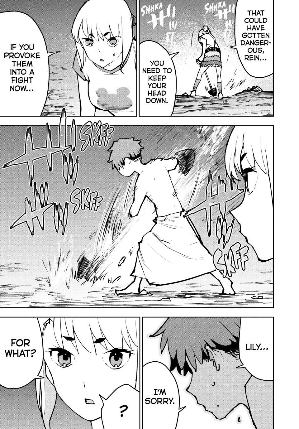 The Exiled Cheating Magician Enjoys a Carefree Second Life.: I Can Grant “Reinforcement Points” Not Only to Weapons, but to Anything, and I Can Revoke the Effects at Any Time I Choose. But Are Those Left Behind Okay? Chapter 3 page 23 - 