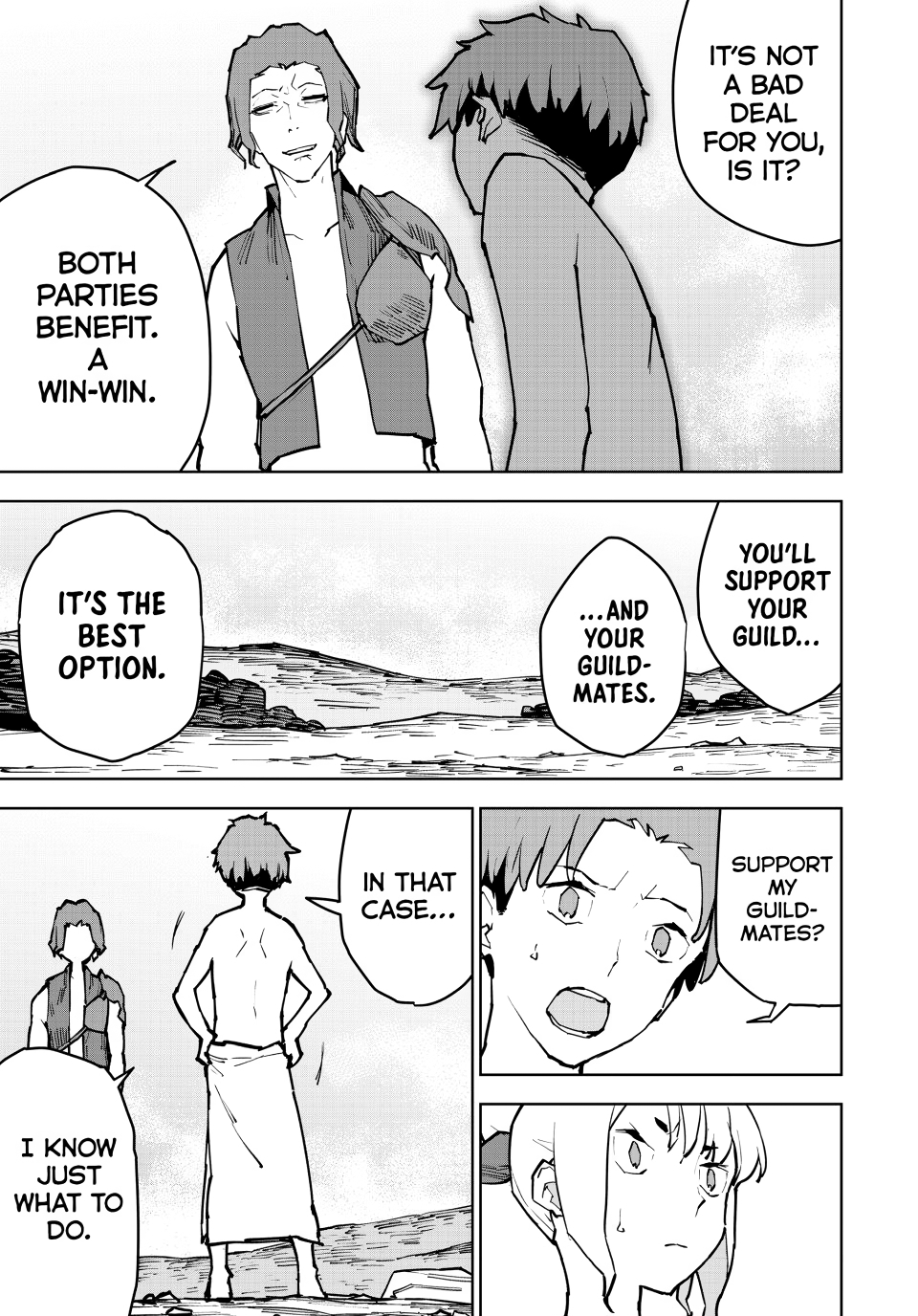 The Exiled Cheating Magician Enjoys a Carefree Second Life.: I Can Grant “Reinforcement Points” Not Only to Weapons, but to Anything, and I Can Revoke the Effects at Any Time I Choose. But Are Those Left Behind Okay? Chapter 3 page 33 - 