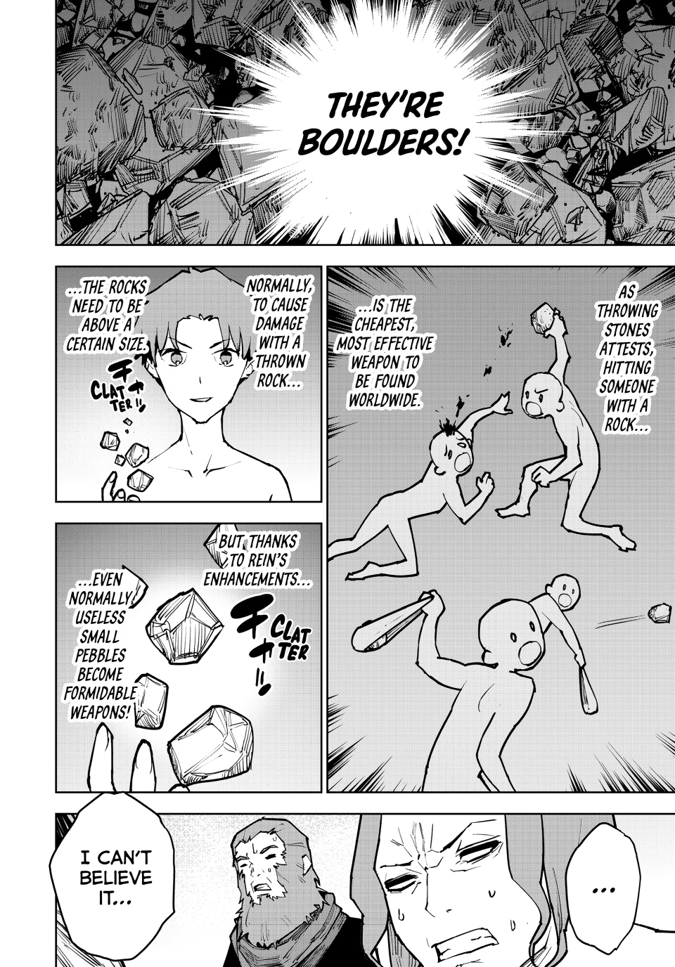 The Exiled Cheating Magician Enjoys a Carefree Second Life.: I Can Grant “Reinforcement Points” Not Only to Weapons, but to Anything, and I Can Revoke the Effects at Any Time I Choose. But Are Those Left Behind Okay? Chapter 3 page 44 - 