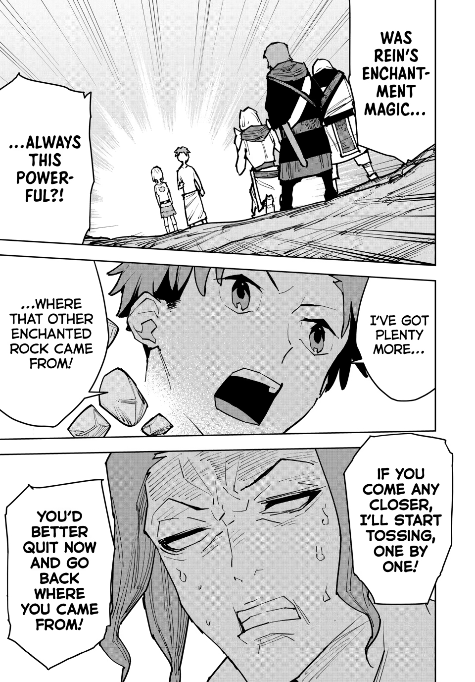 The Exiled Cheating Magician Enjoys a Carefree Second Life.: I Can Grant “Reinforcement Points” Not Only to Weapons, but to Anything, and I Can Revoke the Effects at Any Time I Choose. But Are Those Left Behind Okay? Chapter 3 page 45 - 
