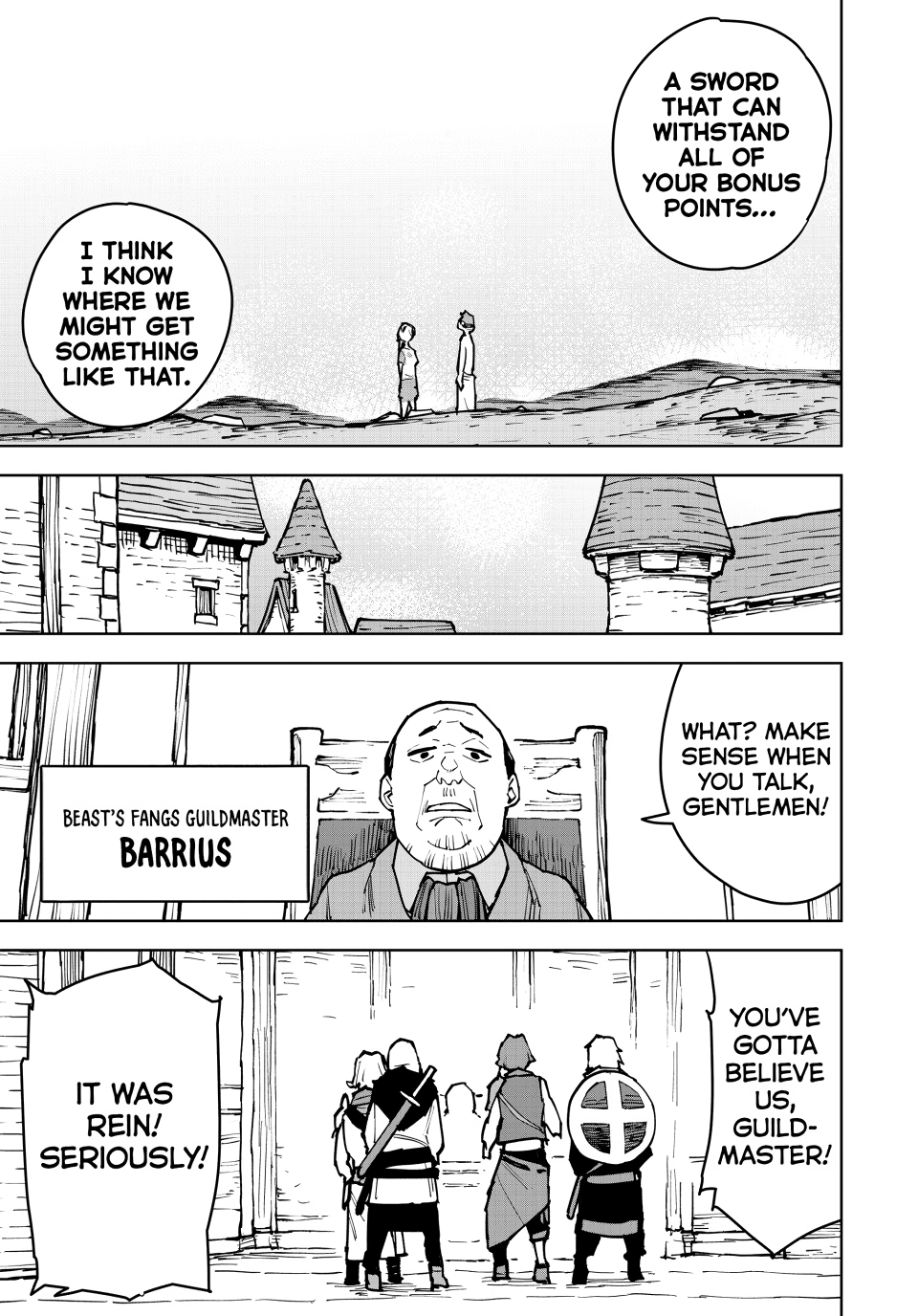 The Exiled Cheating Magician Enjoys a Carefree Second Life.: I Can Grant “Reinforcement Points” Not Only to Weapons, but to Anything, and I Can Revoke the Effects at Any Time I Choose. But Are Those Left Behind Okay? Chapter 3 page 49 - 