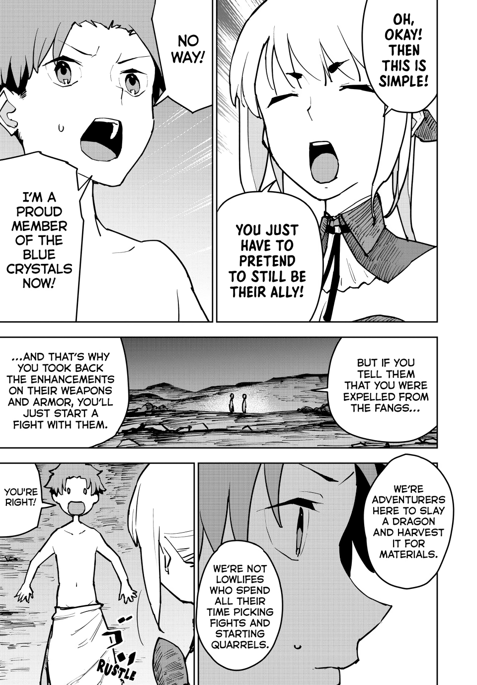 The Exiled Cheating Magician Enjoys a Carefree Second Life.: I Can Grant “Reinforcement Points” Not Only to Weapons, but to Anything, and I Can Revoke the Effects at Any Time I Choose. But Are Those Left Behind Okay? Chapter 3 page 9 - 