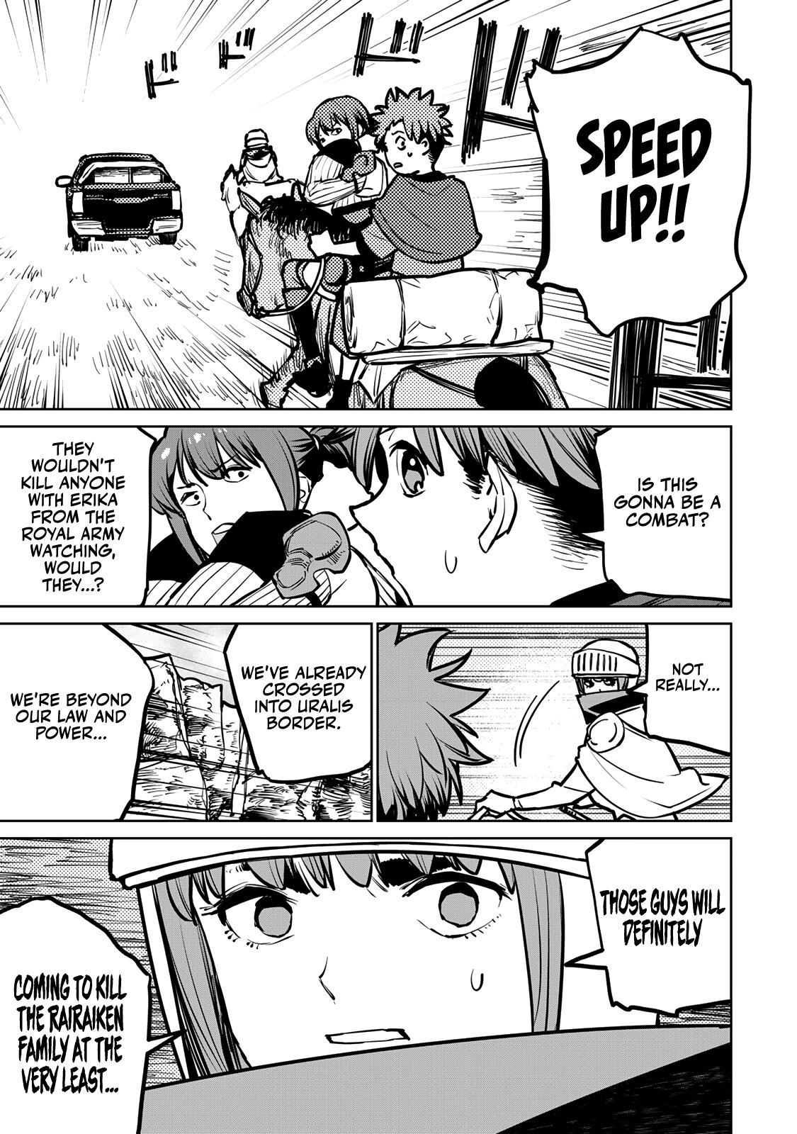 The Exiled Cheating Magician Enjoys a Carefree Second Life.: I Can Grant “Reinforcement Points” Not Only to Weapons, but to Anything, and I Can Revoke the Effects at Any Time I Choose. But Are Those Left Behind Okay? Chapter 30 page 32 - 