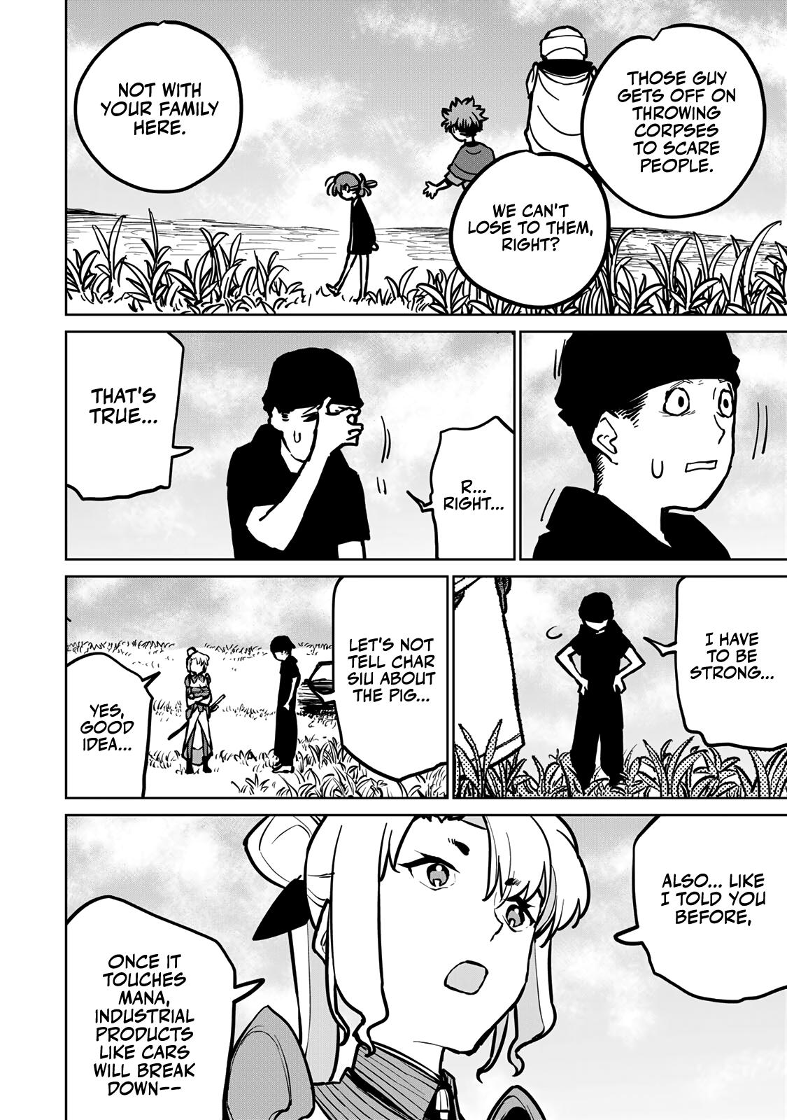The Exiled Cheating Magician Enjoys a Carefree Second Life.: I Can Grant “Reinforcement Points” Not Only to Weapons, but to Anything, and I Can Revoke the Effects at Any Time I Choose. But Are Those Left Behind Okay? Chapter 30 page 5 - 