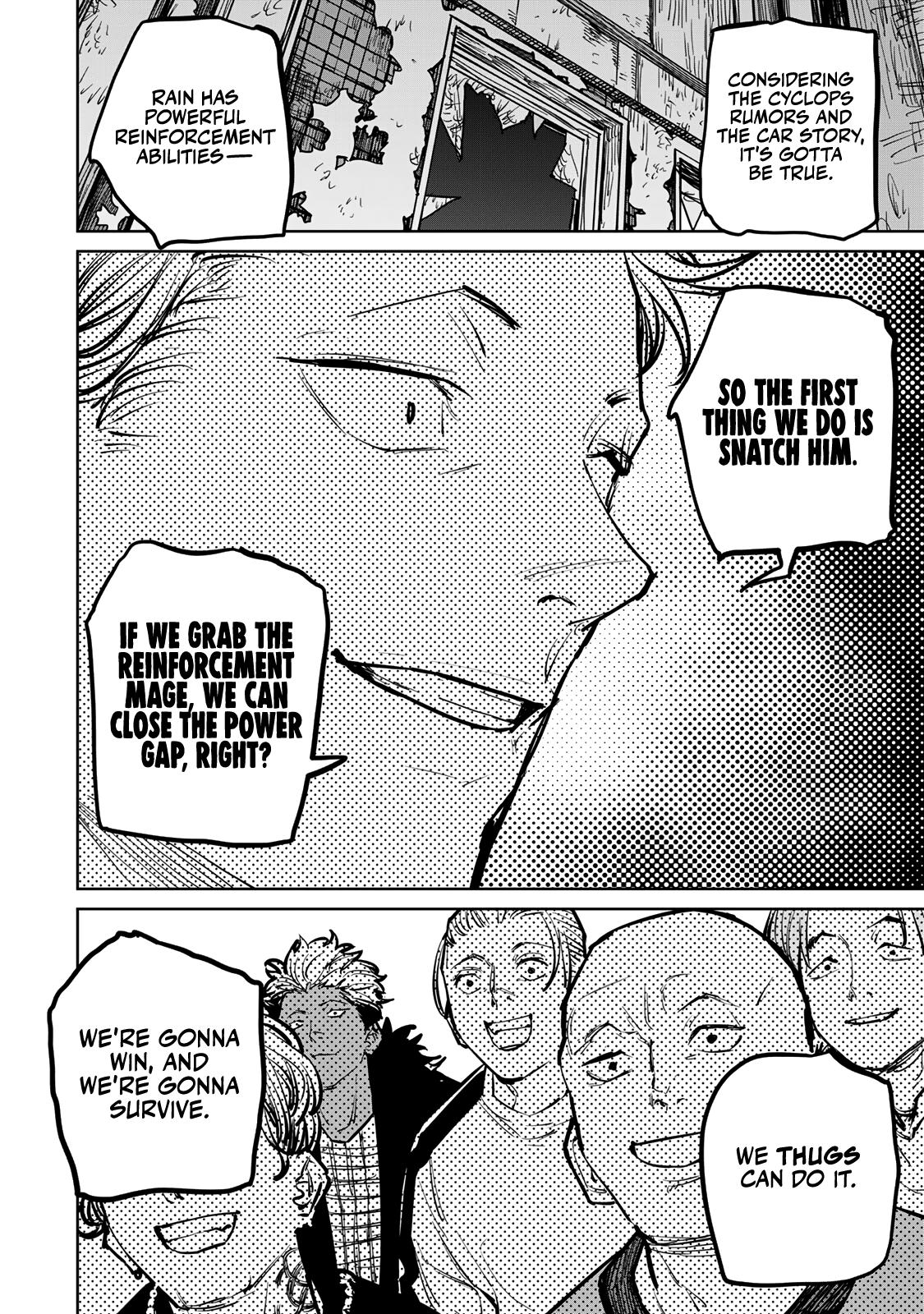 The Exiled Cheating Magician Enjoys a Carefree Second Life.: I Can Grant “Reinforcement Points” Not Only to Weapons, but to Anything, and I Can Revoke the Effects at Any Time I Choose. But Are Those Left Behind Okay? Chapter 31 page 41 - 