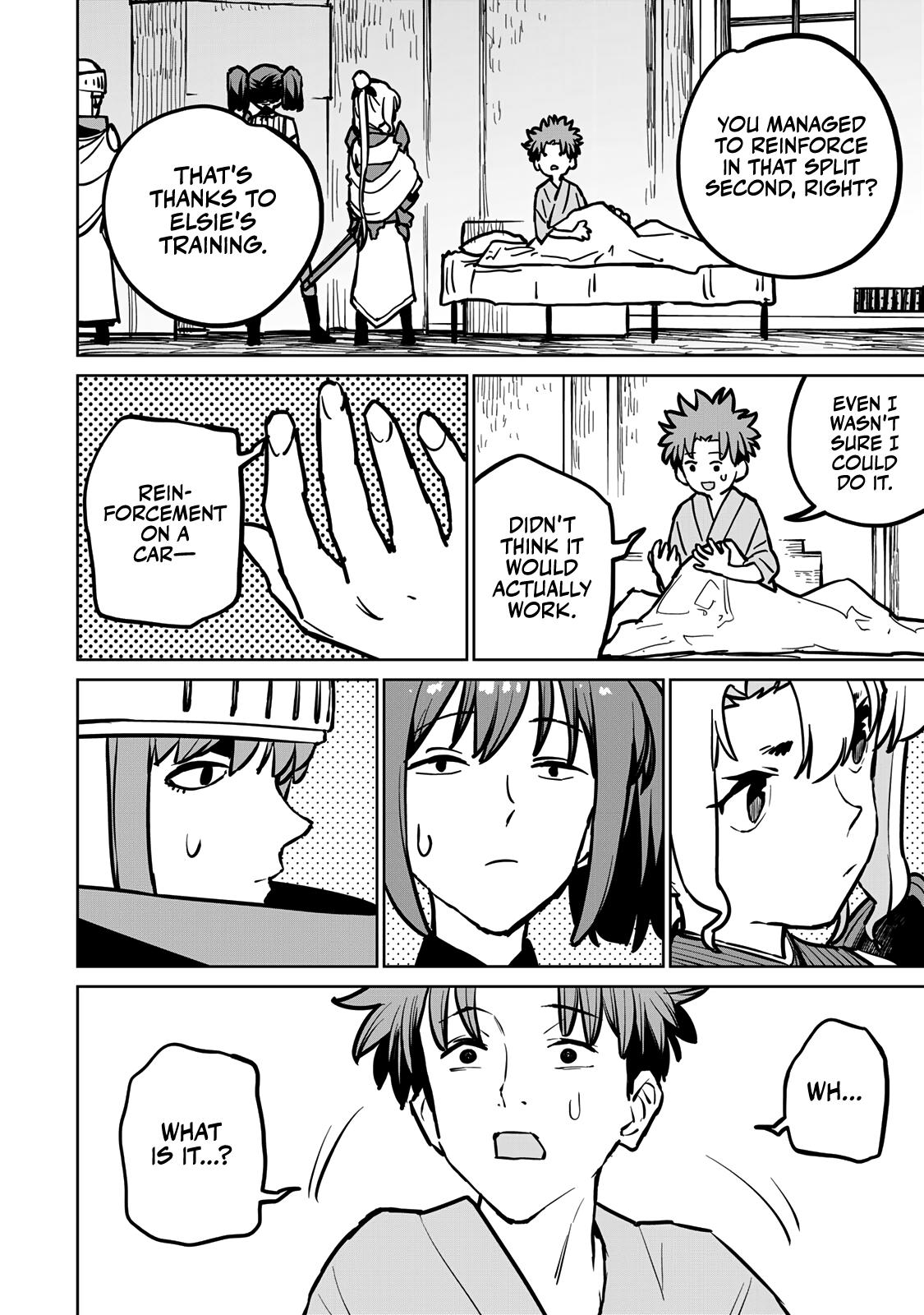 The Exiled Cheating Magician Enjoys a Carefree Second Life.: I Can Grant “Reinforcement Points” Not Only to Weapons, but to Anything, and I Can Revoke the Effects at Any Time I Choose. But Are Those Left Behind Okay? Chapter 31 page 7 - 