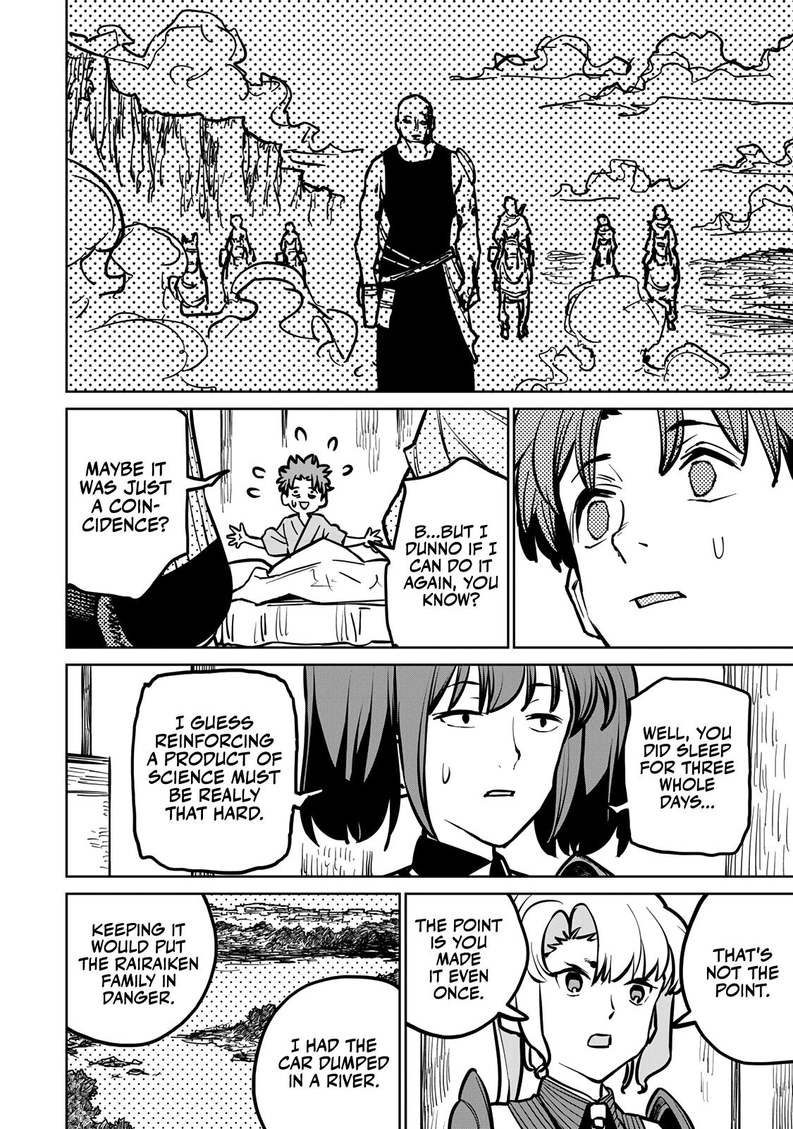 The Exiled Cheating Magician Enjoys a Carefree Second Life.: I Can Grant “Reinforcement Points” Not Only to Weapons, but to Anything, and I Can Revoke the Effects at Any Time I Choose. But Are Those Left Behind Okay? Chapter 31 page 9 - 