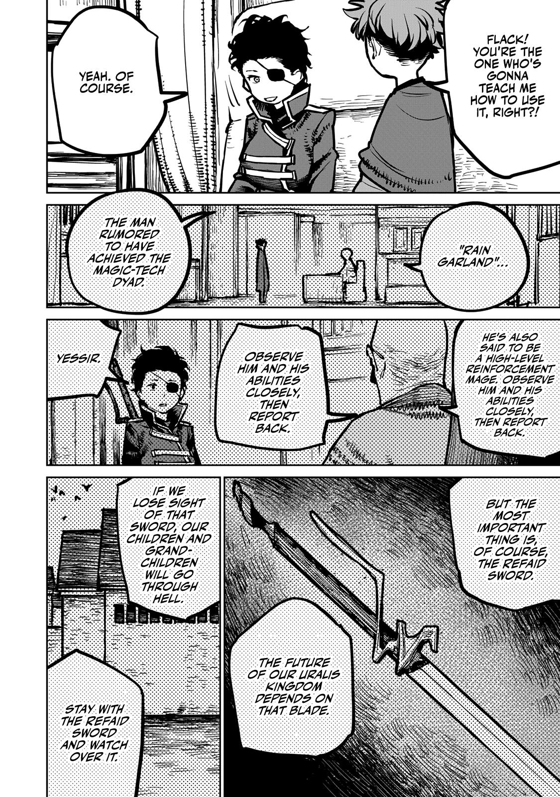 The Exiled Cheating Magician Enjoys a Carefree Second Life.: I Can Grant “Reinforcement Points” Not Only to Weapons, but to Anything, and I Can Revoke the Effects at Any Time I Choose. But Are Those Left Behind Okay? Chapter 32 page 13 - 