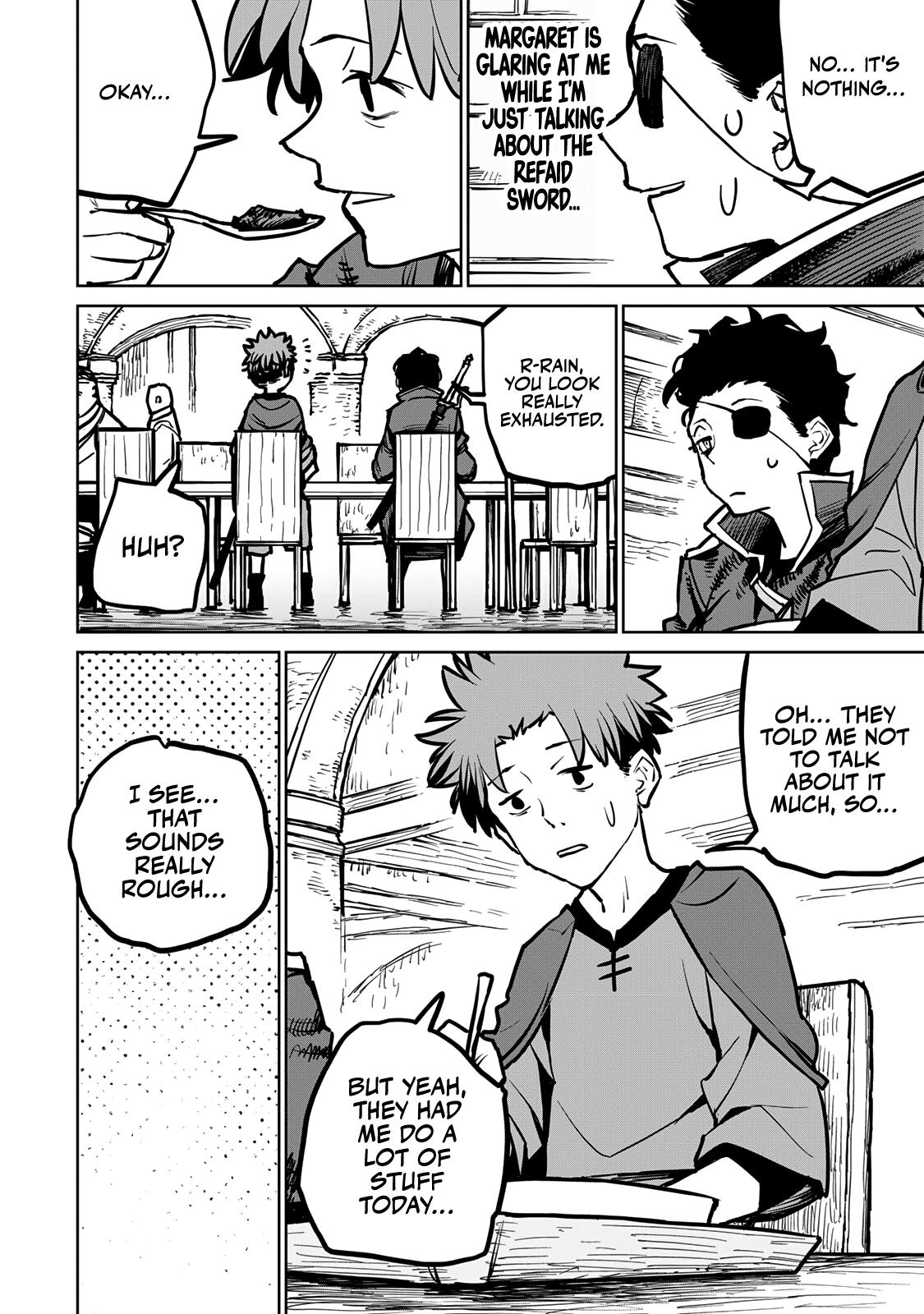 The Exiled Cheating Magician Enjoys a Carefree Second Life.: I Can Grant “Reinforcement Points” Not Only to Weapons, but to Anything, and I Can Revoke the Effects at Any Time I Choose. But Are Those Left Behind Okay? Chapter 32 page 47 - 