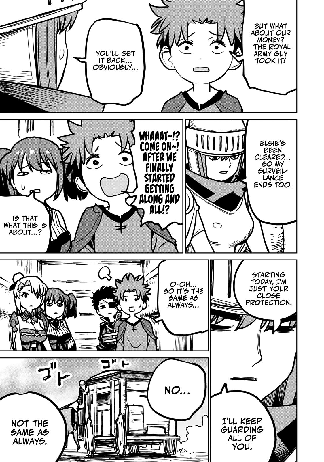 The Exiled Cheating Magician Enjoys a Carefree Second Life.: I Can Grant “Reinforcement Points” Not Only to Weapons, but to Anything, and I Can Revoke the Effects at Any Time I Choose. But Are Those Left Behind Okay? Chapter 32 page 10 - 