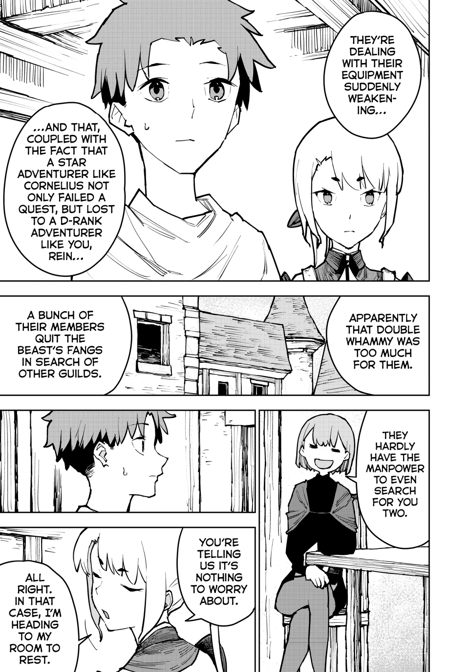 The Exiled Cheating Magician Enjoys a Carefree Second Life.: I Can Grant “Reinforcement Points” Not Only to Weapons, but to Anything, and I Can Revoke the Effects at Any Time I Choose. But Are Those Left Behind Okay? Chapter 4 page 11 - 