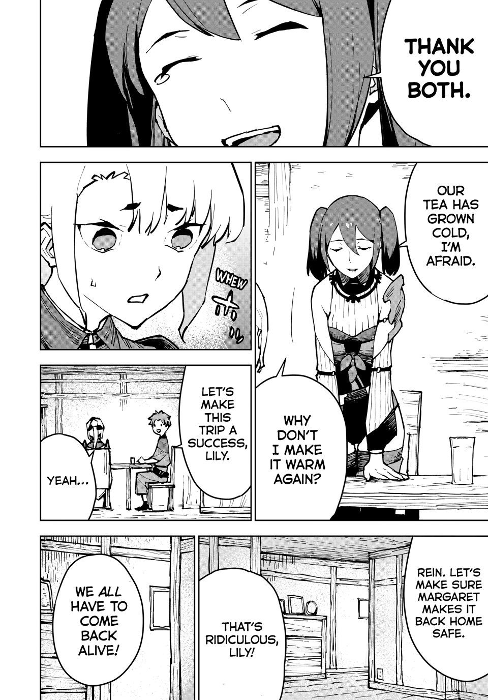The Exiled Cheating Magician Enjoys a Carefree Second Life.: I Can Grant “Reinforcement Points” Not Only to Weapons, but to Anything, and I Can Revoke the Effects at Any Time I Choose. But Are Those Left Behind Okay? Chapter 4 page 34 - 