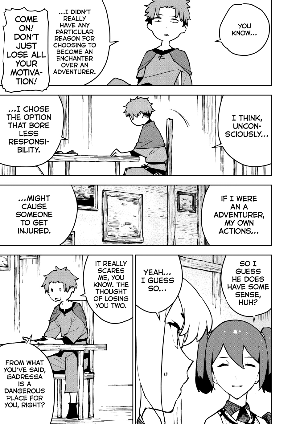 The Exiled Cheating Magician Enjoys a Carefree Second Life.: I Can Grant “Reinforcement Points” Not Only to Weapons, but to Anything, and I Can Revoke the Effects at Any Time I Choose. But Are Those Left Behind Okay? Chapter 5 page 17 - 