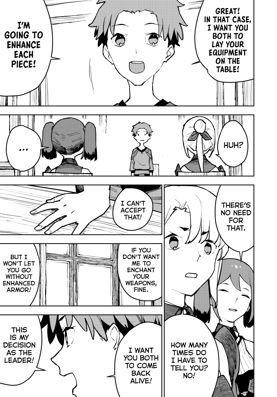 The Exiled Cheating Magician Enjoys a Carefree Second Life.: I Can Grant “Reinforcement Points” Not Only to Weapons, but to Anything, and I Can Revoke the Effects at Any Time I Choose. But Are Those Left Behind Okay? Chapter 5 page 21 - 