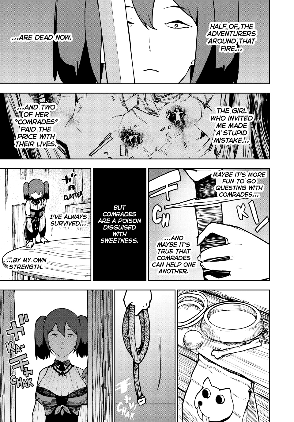 The Exiled Cheating Magician Enjoys a Carefree Second Life.: I Can Grant “Reinforcement Points” Not Only to Weapons, but to Anything, and I Can Revoke the Effects at Any Time I Choose. But Are Those Left Behind Okay? Chapter 5 page 29 - 