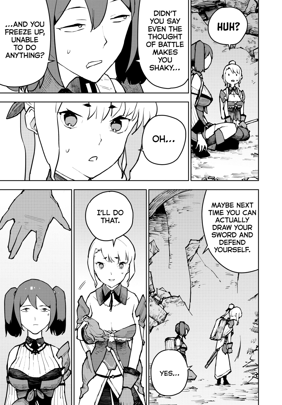The Exiled Cheating Magician Enjoys a Carefree Second Life.: I Can Grant “Reinforcement Points” Not Only to Weapons, but to Anything, and I Can Revoke the Effects at Any Time I Choose. But Are Those Left Behind Okay? Chapter 6 page 17 - 