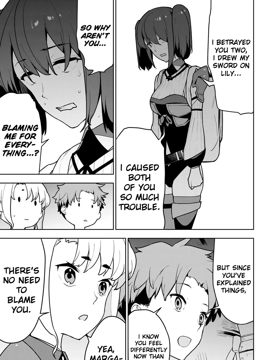 The Exiled Cheating Magician Enjoys a Carefree Second Life.: I Can Grant “Reinforcement Points” Not Only to Weapons, but to Anything, and I Can Revoke the Effects at Any Time I Choose. But Are Those Left Behind Okay? Chapter 7 page 45 - 