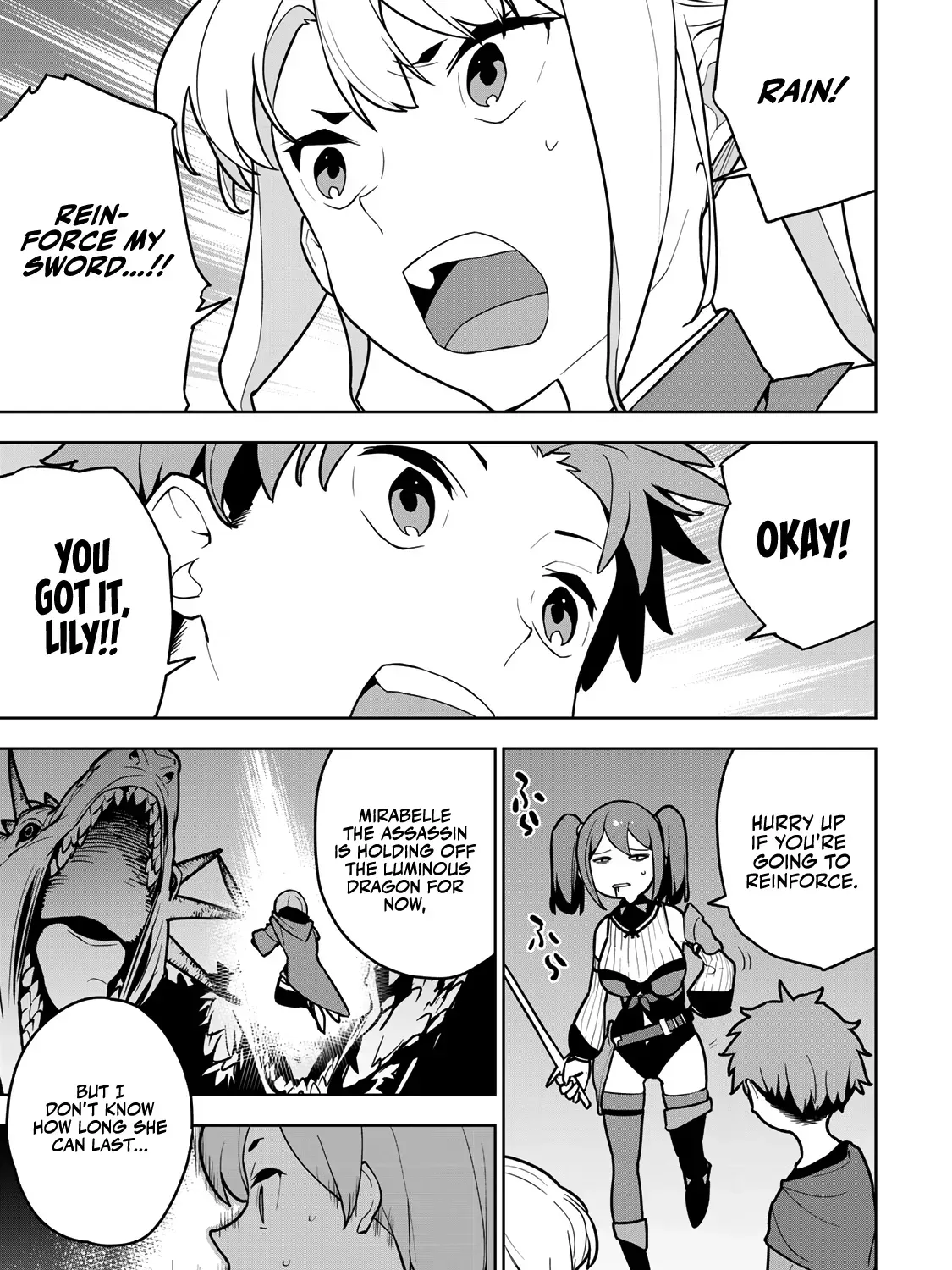 The Exiled Cheating Magician Enjoys a Carefree Second Life.: I Can Grant “Reinforcement Points” Not Only to Weapons, but to Anything, and I Can Revoke the Effects at Any Time I Choose. But Are Those Left Behind Okay? Chapter 8 page 27 - 