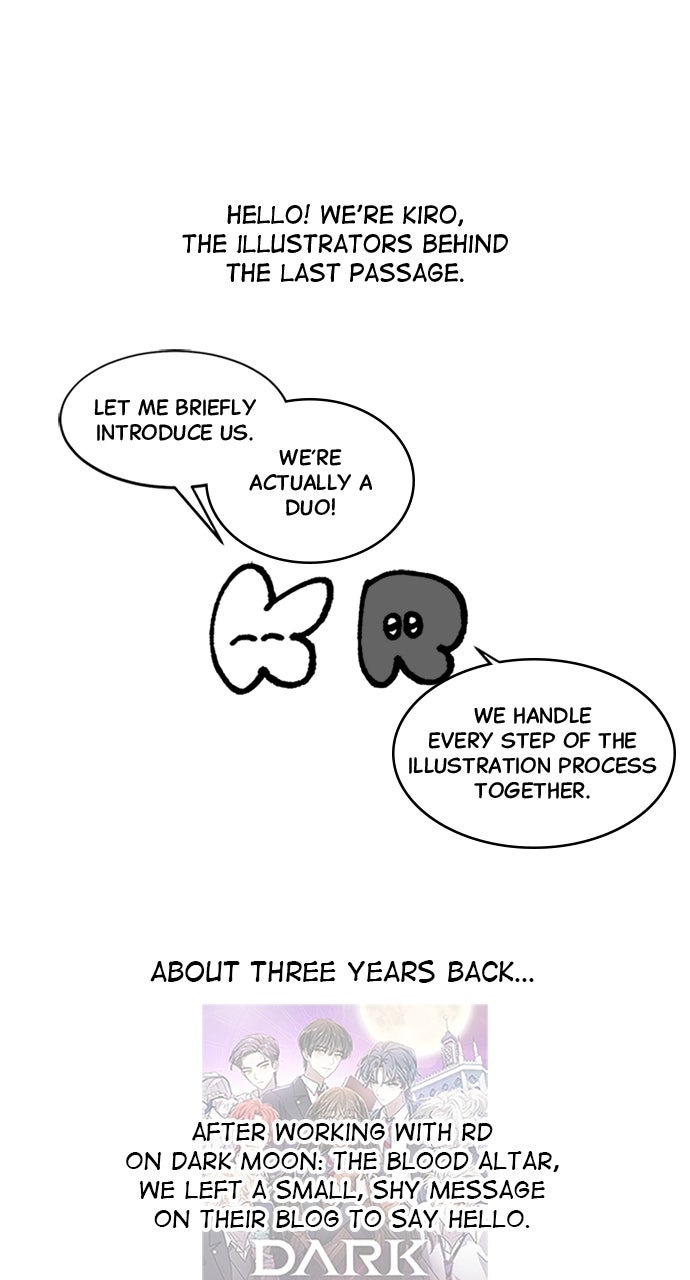 The Last Passage Episode 74 (Season 1 Afterword) page 1 - 
