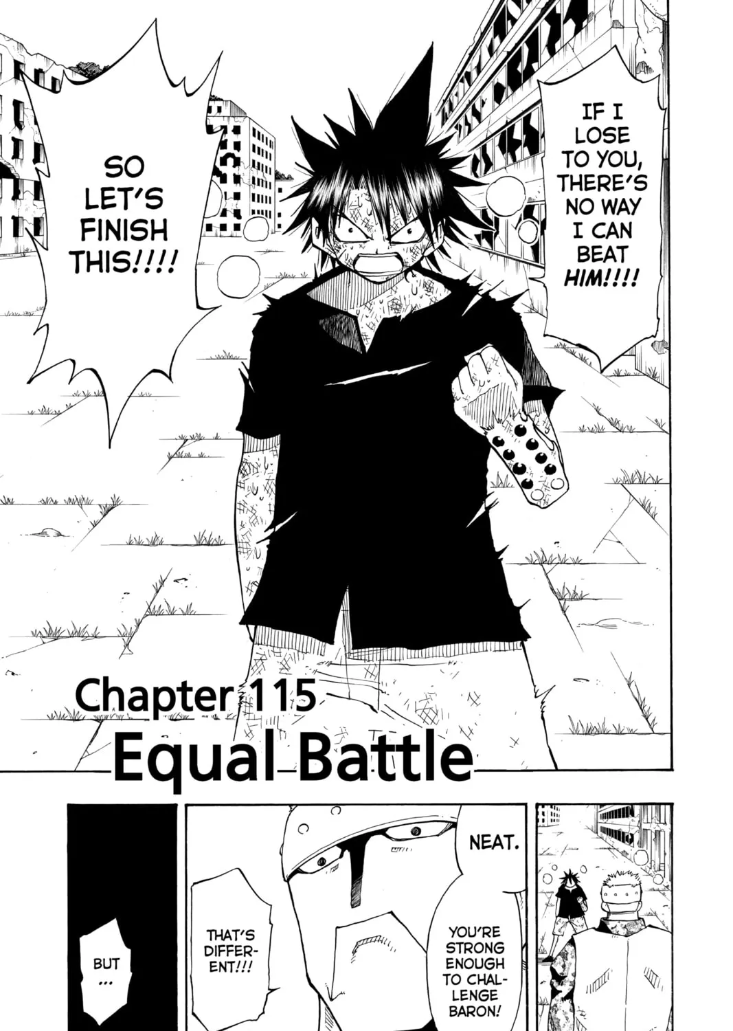 The Law of Ueki Chapter 115 page 1 - 