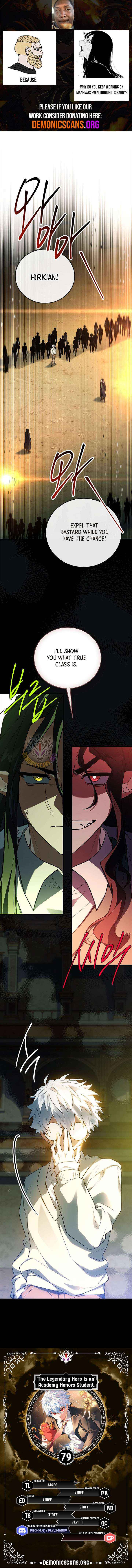 The Legendary Hero is an Academy Honors Student Chapter 79 page 1 - 