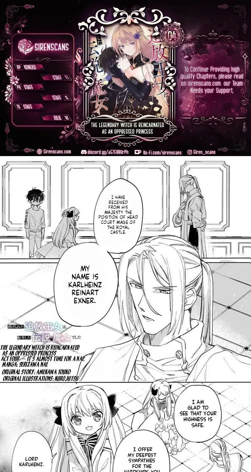 The Legendary Witch Is Reborn as an Oppressed Princess Chapter 4 page 1 - 