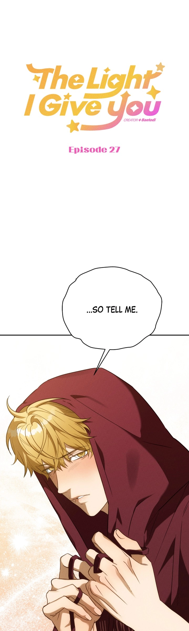 The Light I Give You Chapter 27 page 1 - 