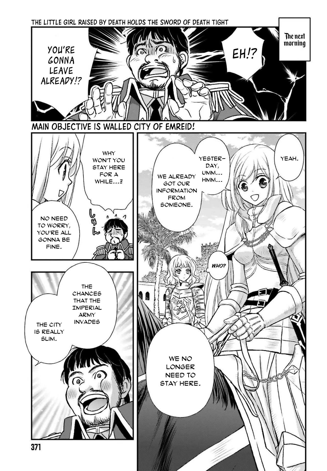 The Little Girl Raised by Death Hold the Sword of Death Tight Chapter 27 page 1 - 