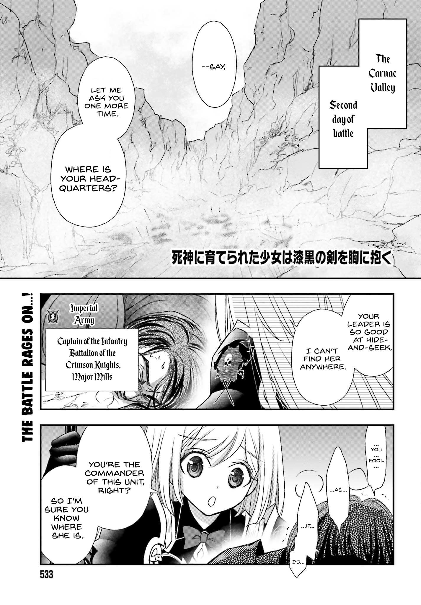 The Little Girl Raised by Death Hold the Sword of Death Tight Chapter 35 page 1 - 