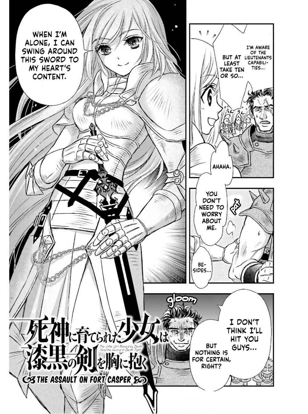 The Little Girl Raised by Death Holds the Sword of Death Tightly Chapter 13 page 4 - 