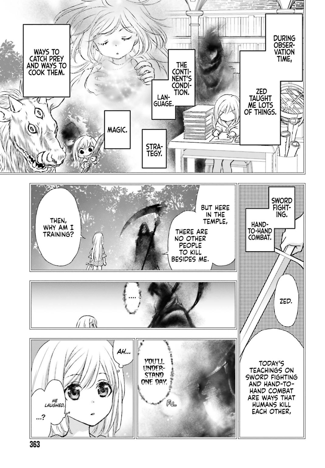 The Little Girl Raised by Death Holds the Sword of Death Tightly Chapter 2 page 6 - 