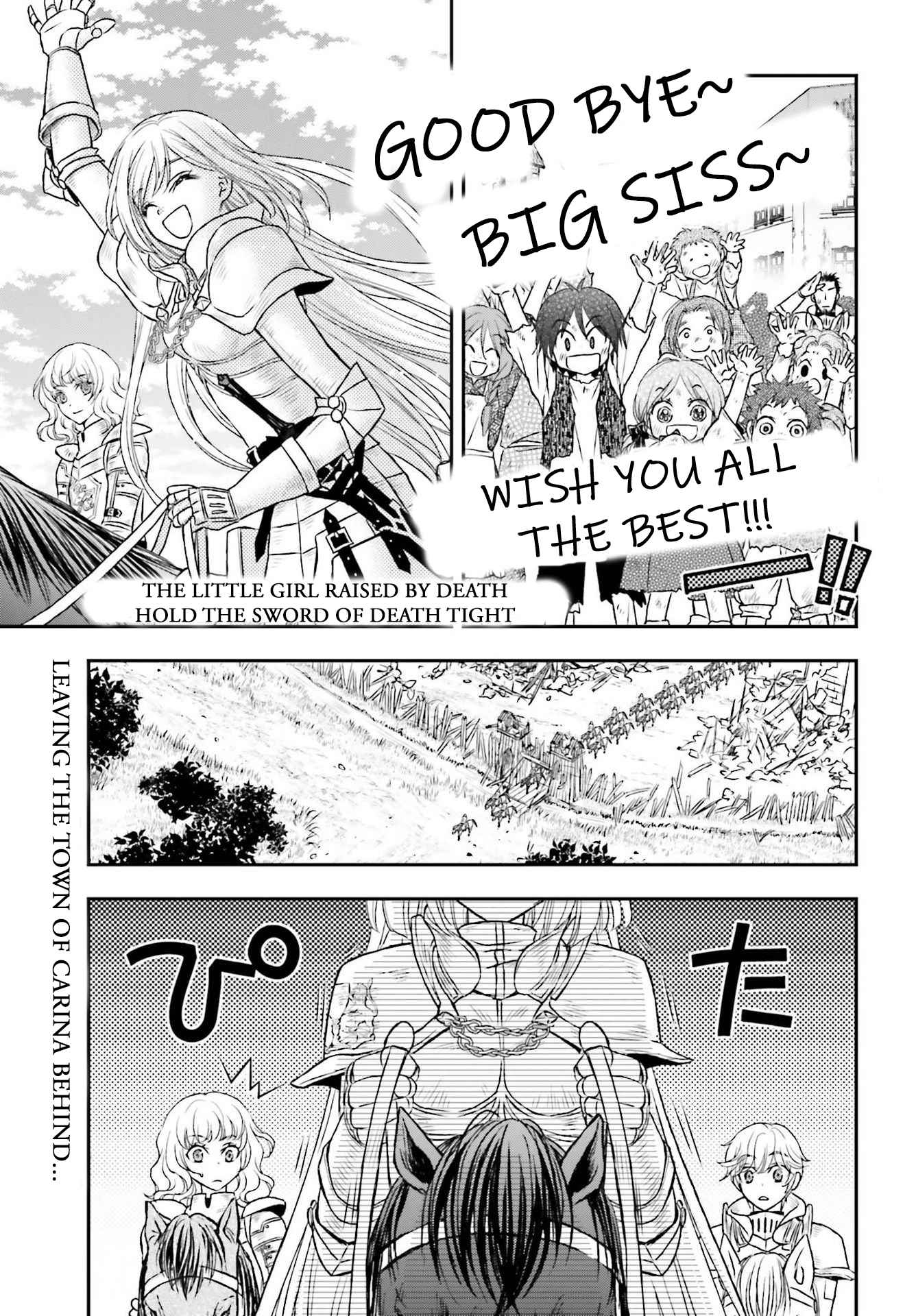 The Little Girl Raised by Death Holds the Sword of Death Tightly Chapter 22 page 1 - 