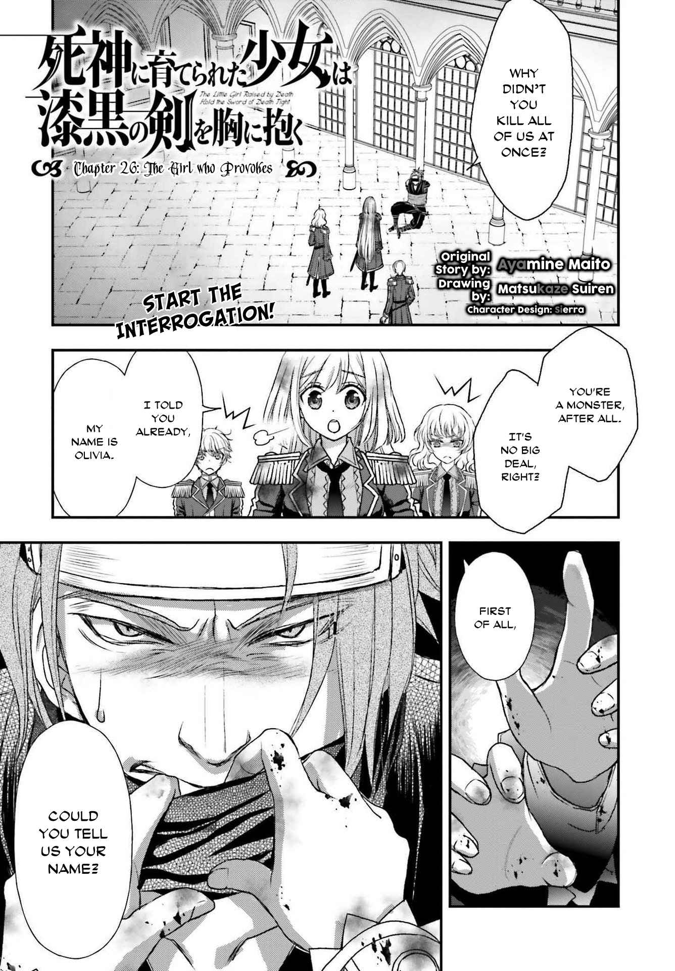 The Little Girl Raised by Death Holds the Sword of Death Tightly Chapter 26 page 1 - 
