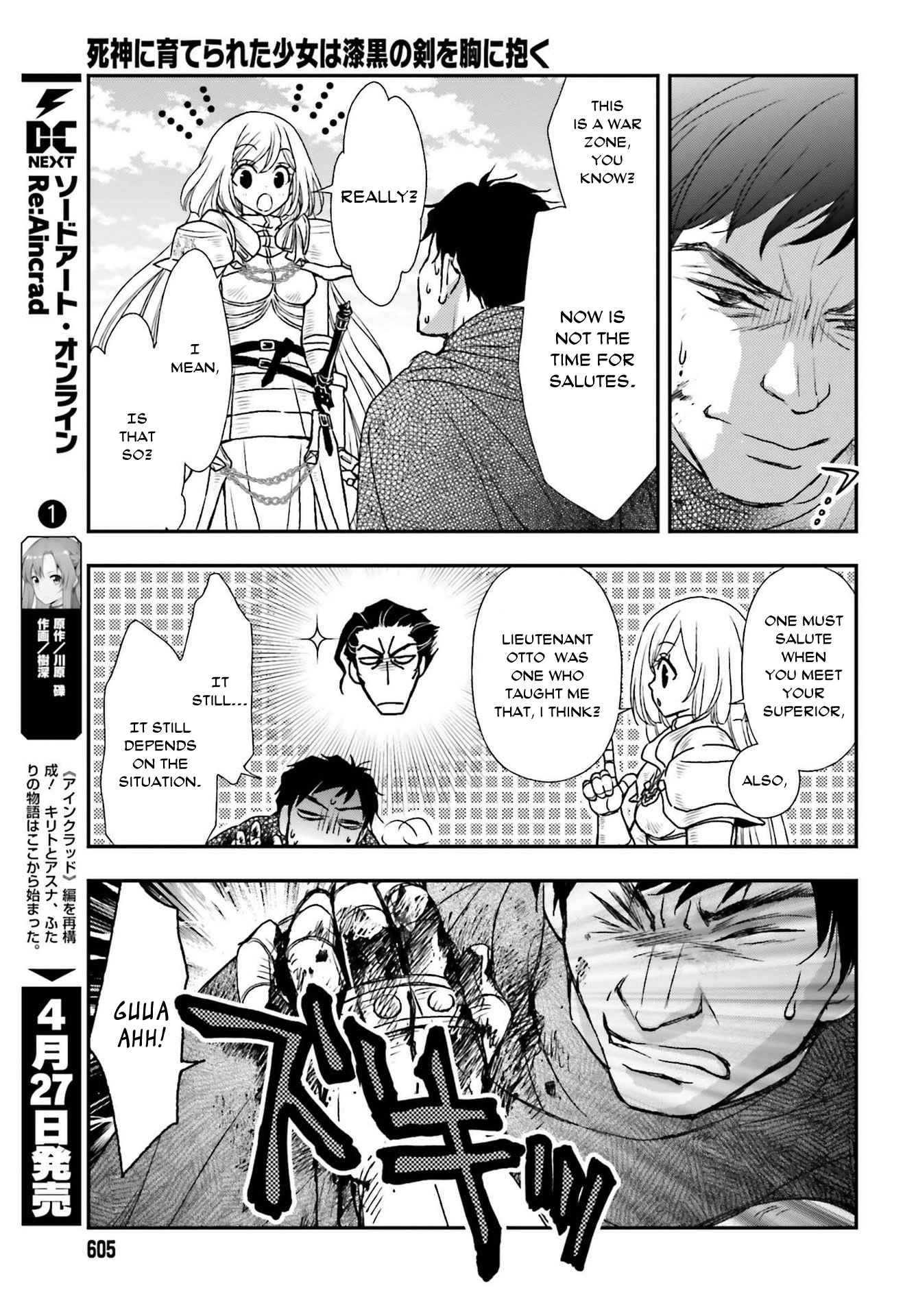 The Little Girl Raised by Death Holds the Sword of Death Tightly Chapter 28 page 13 - 