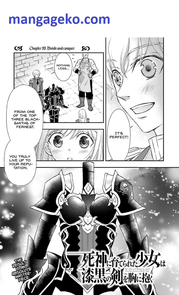 The Little Girl Raised by Death Holds the Sword of Death Tightly Chapter 33 page 1 - 