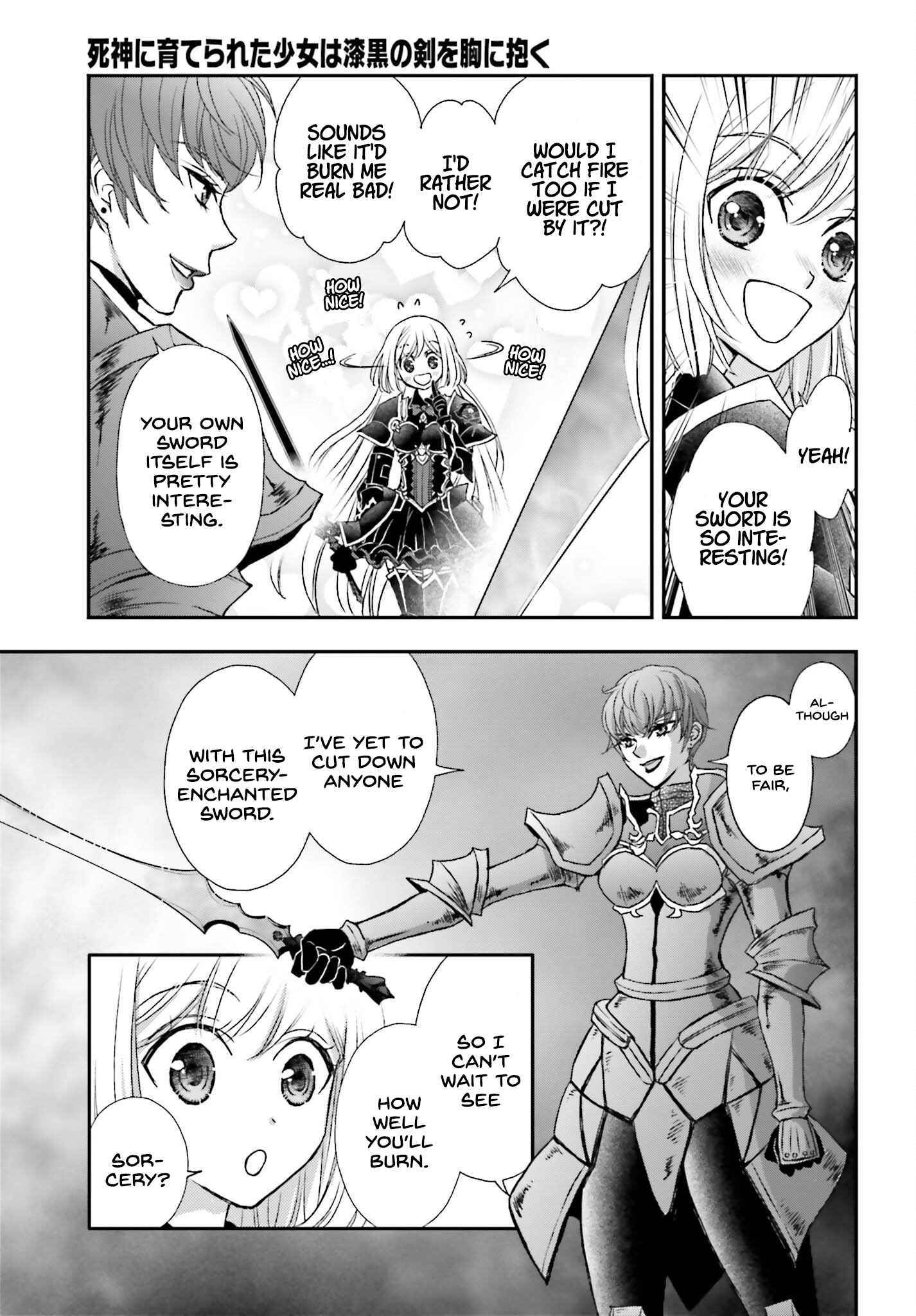 The Little Girl Raised by Death Holds the Sword of Death Tightly Chapter 38 page 9 - 