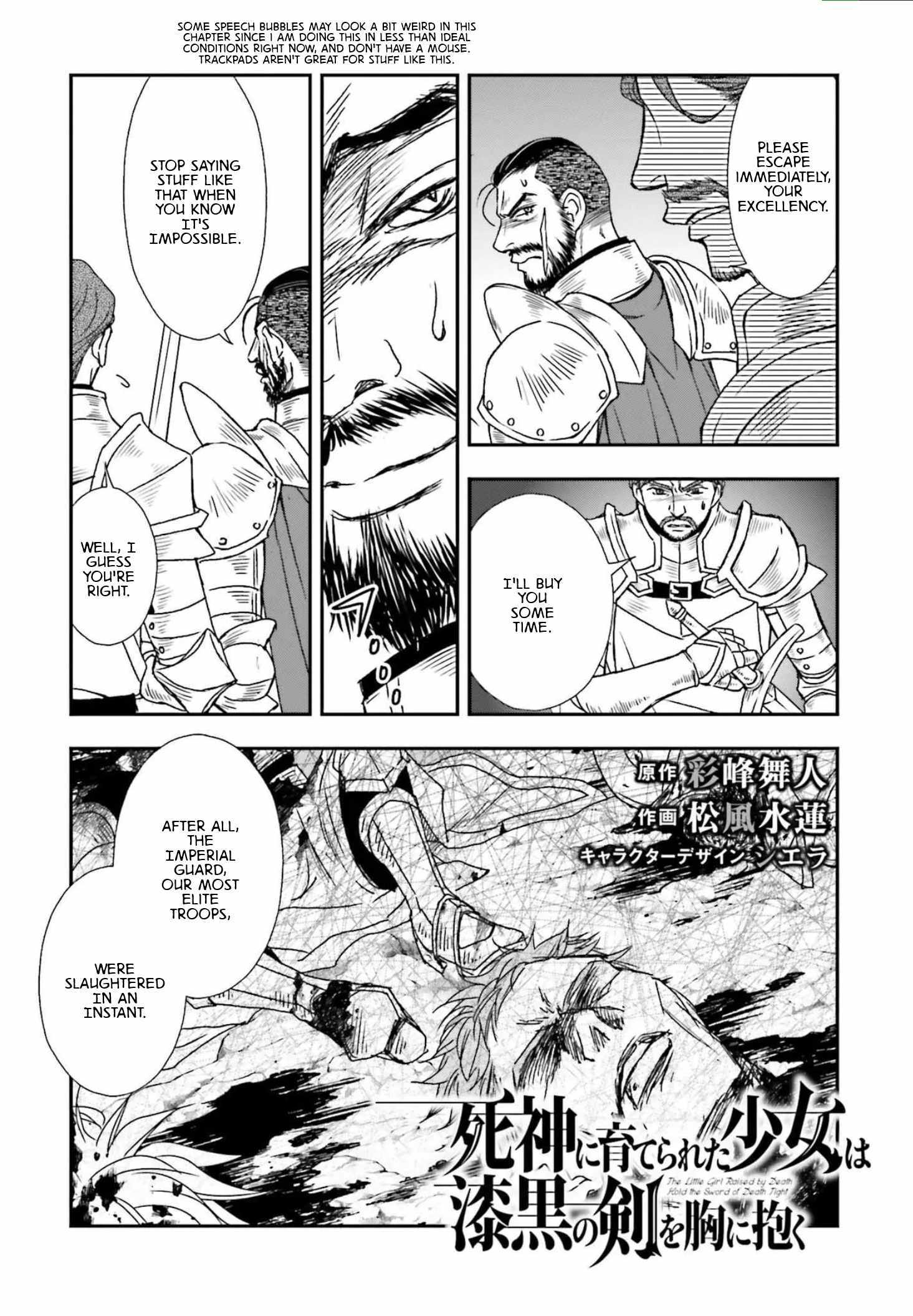 The Little Girl Raised by Death Holds the Sword of Death Tightly Chapter 53 page 1 - 