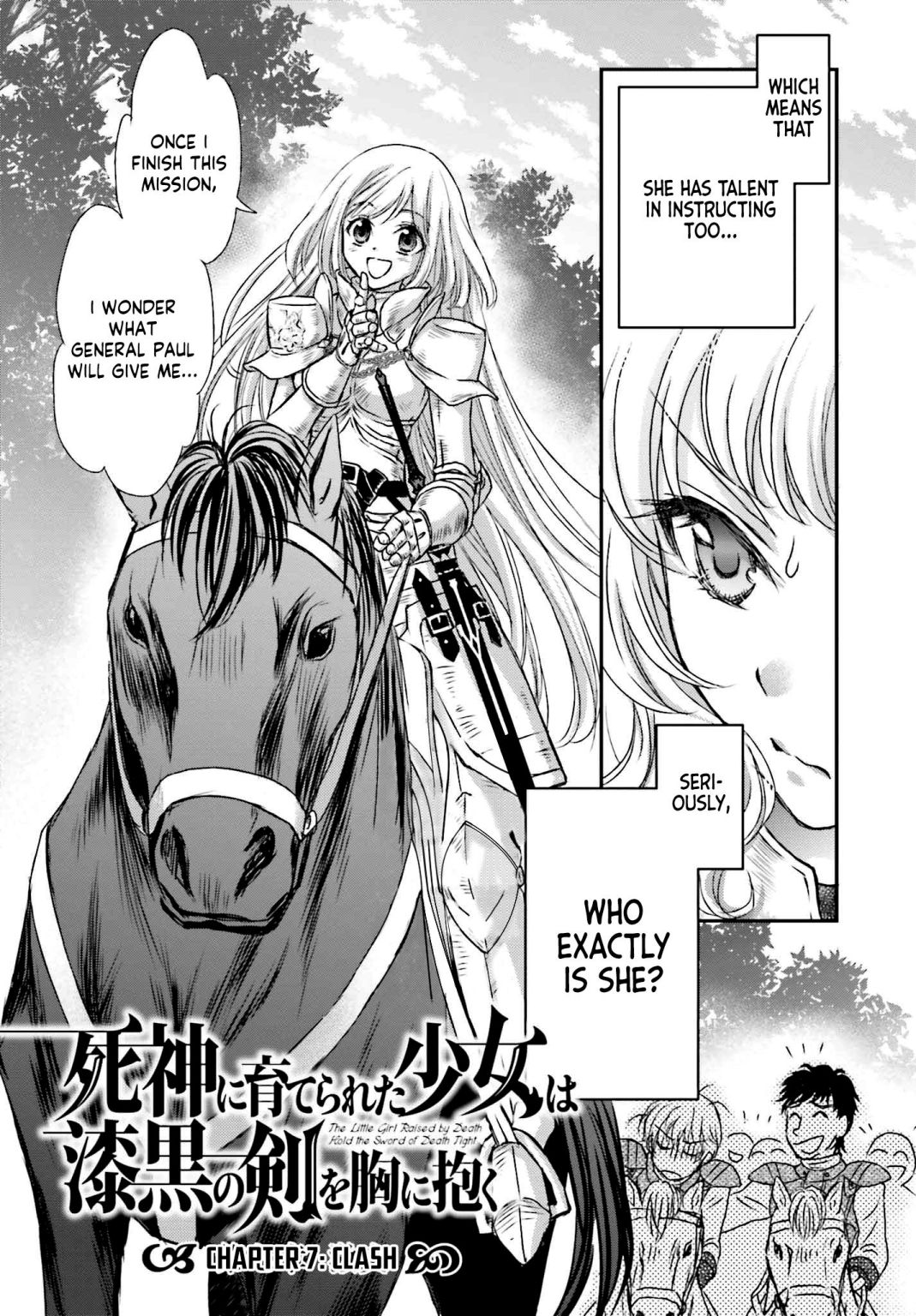 The Little Girl Raised by Death Holds the Sword of Death Tightly Chapter 7 page 5 - 