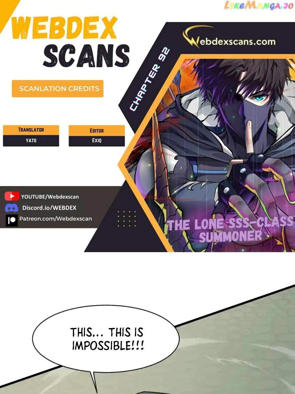 The Lone SSS-Class Summoner Chapter 92 page 1 - 
