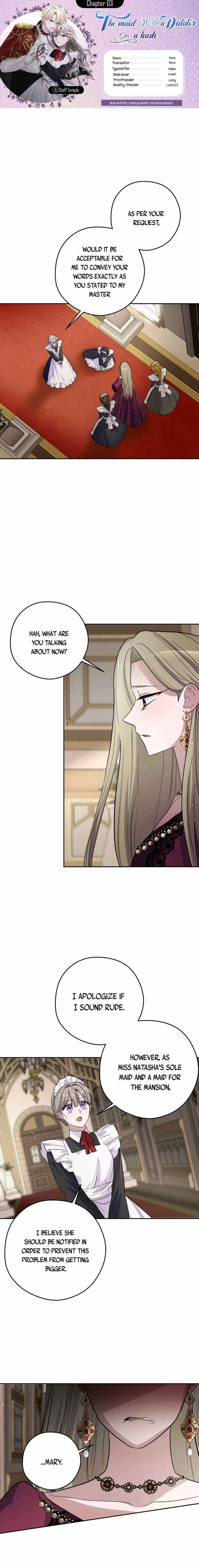 The Maid With A Dictator On A Leash Chapter 3 page 2 - 