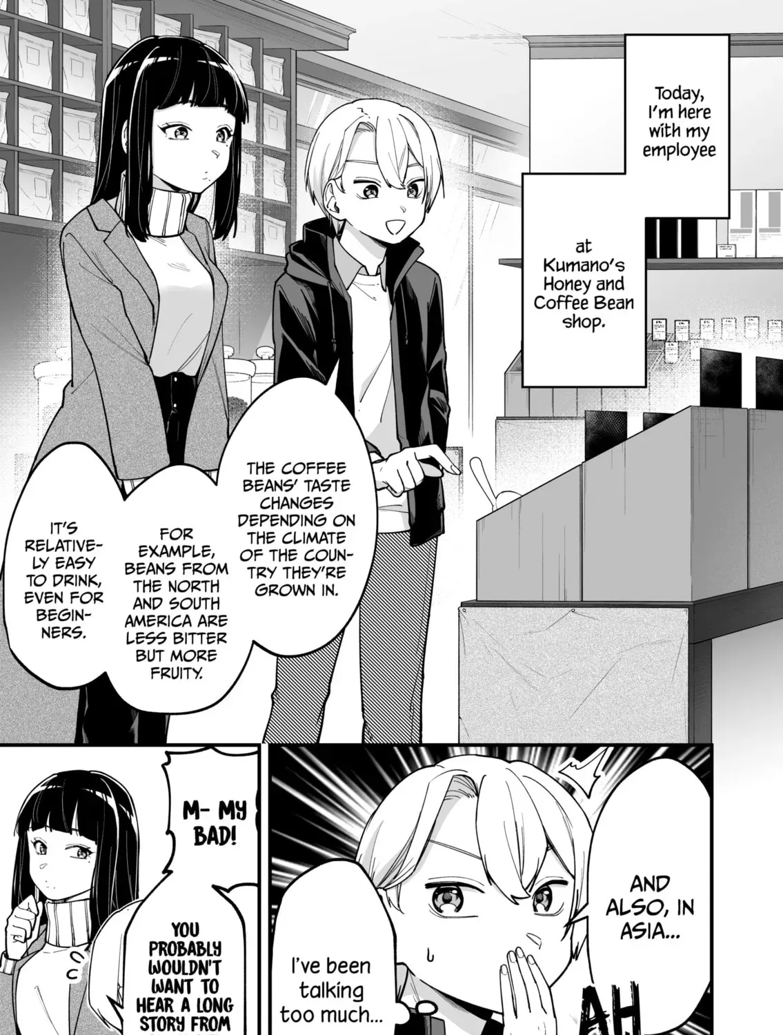 The Manager and The Oblivious Waitress Chapter 1.1 page 2 - 