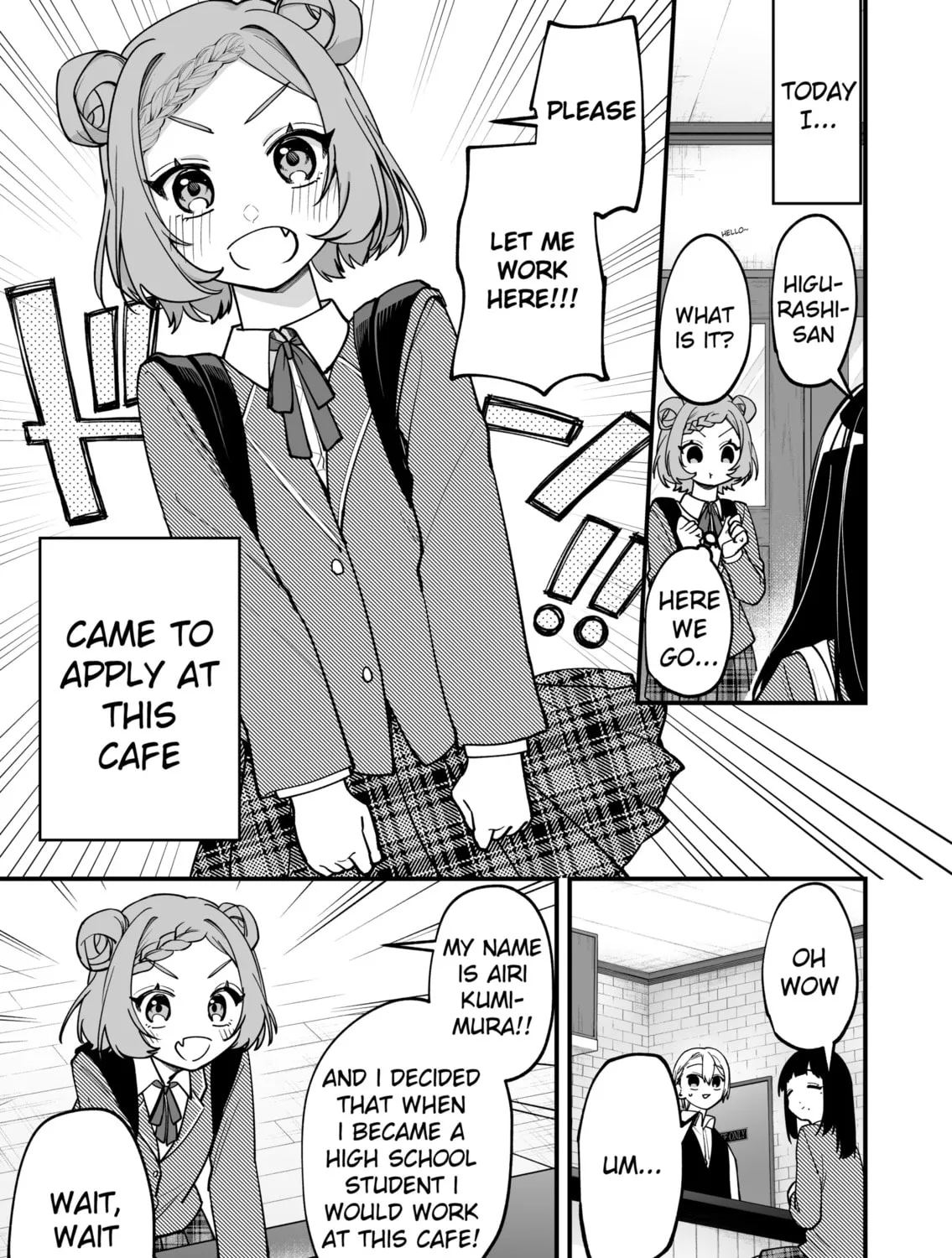 The Manager and The Oblivious Waitress Chapter 13 page 1 - 