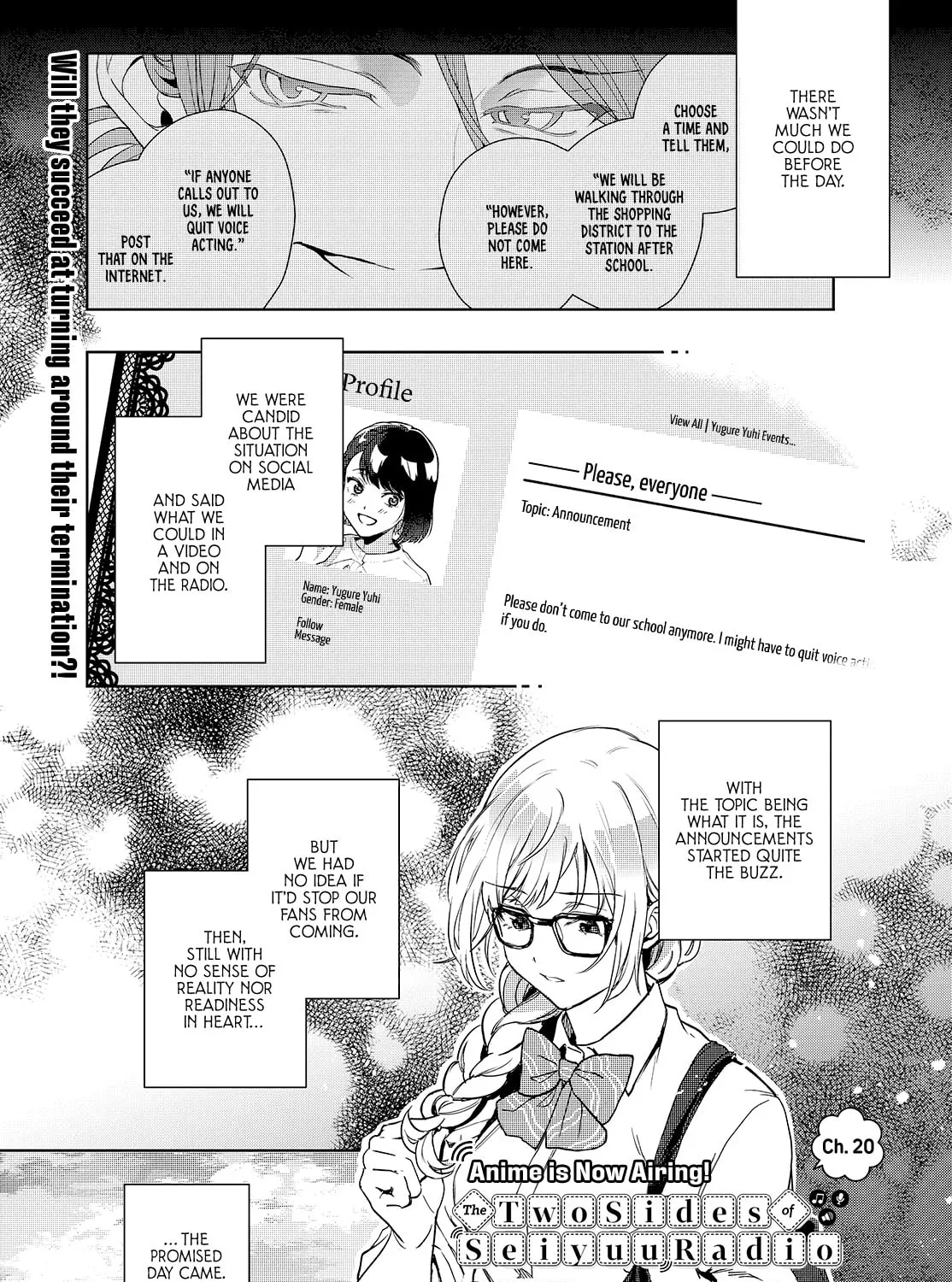 The Many Sides of Voice Actor Radio Chapter 20 page 3 - 