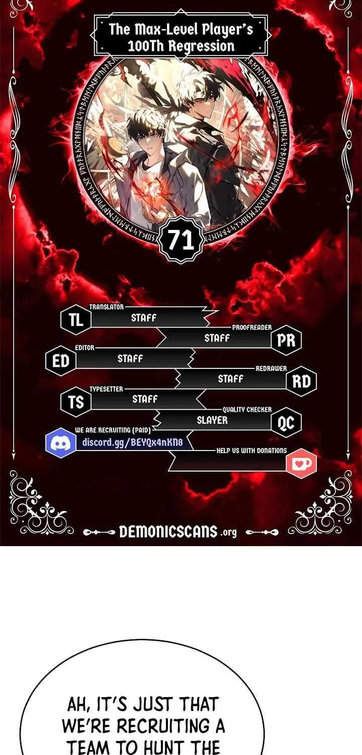The Max-Level Player’s 100th Regression Chapter 71 page 9 - 