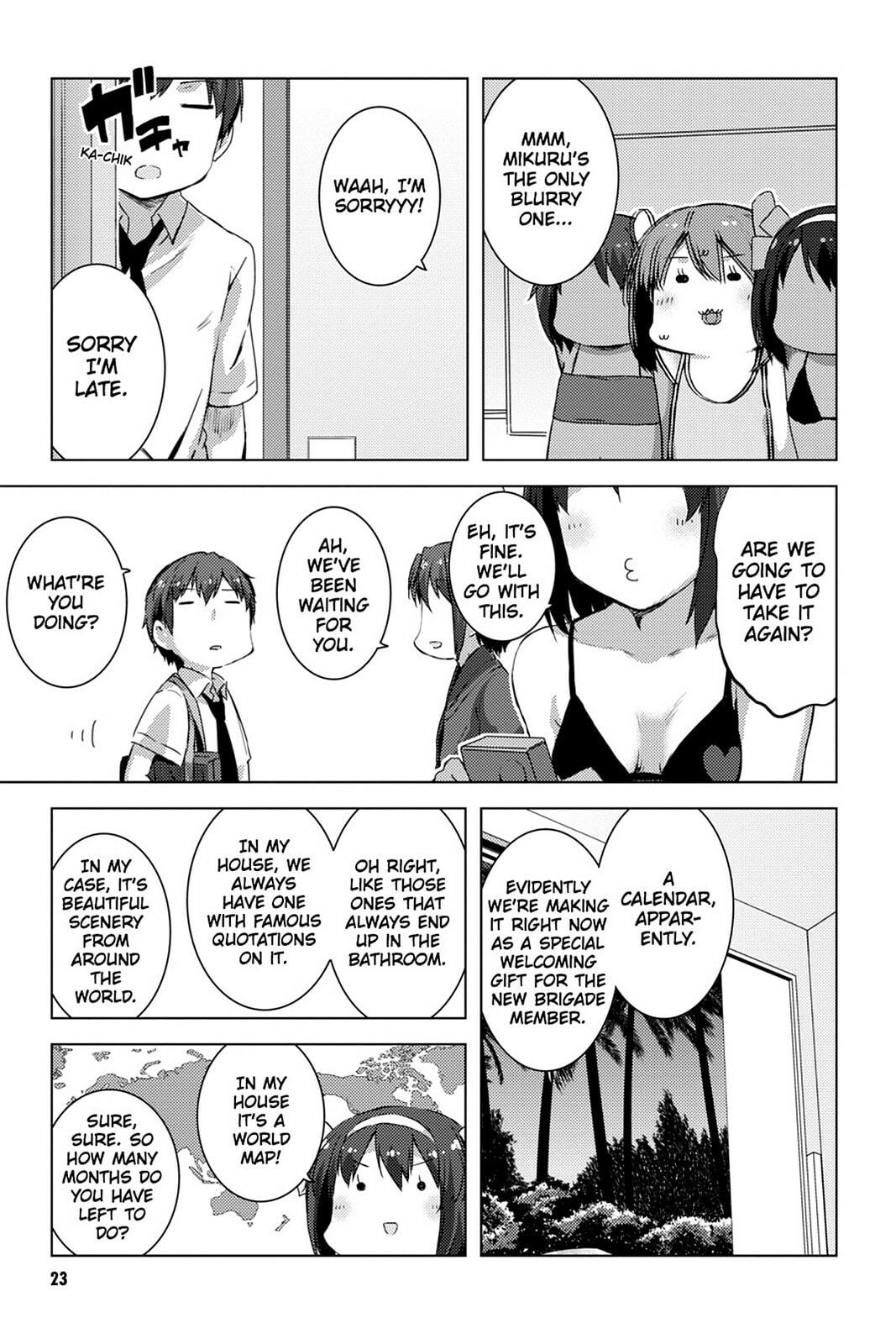 The Melancholy of Haruhi Suzumiya Chapter 0 page 23 - 