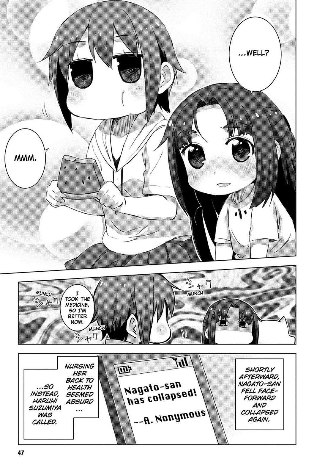 The Melancholy of Haruhi Suzumiya Chapter 0 page 47 - 