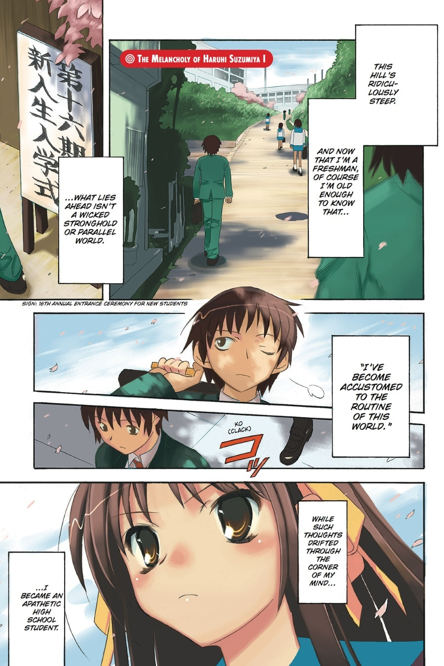 The Melancholy of Haruhi Suzumiya Chapter 1 page 1 - 