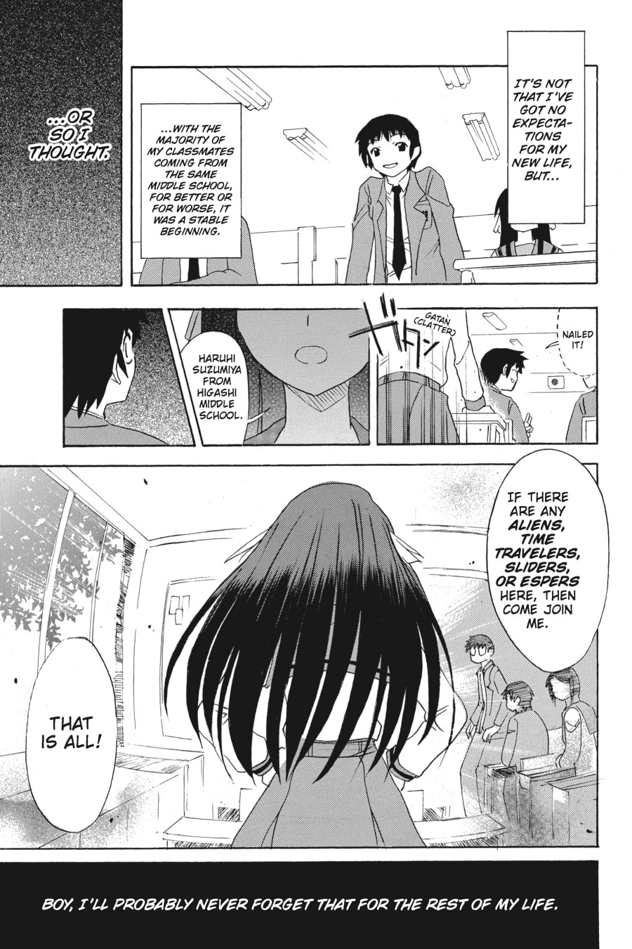 The Melancholy of Haruhi Suzumiya Chapter 1 page 6 - 