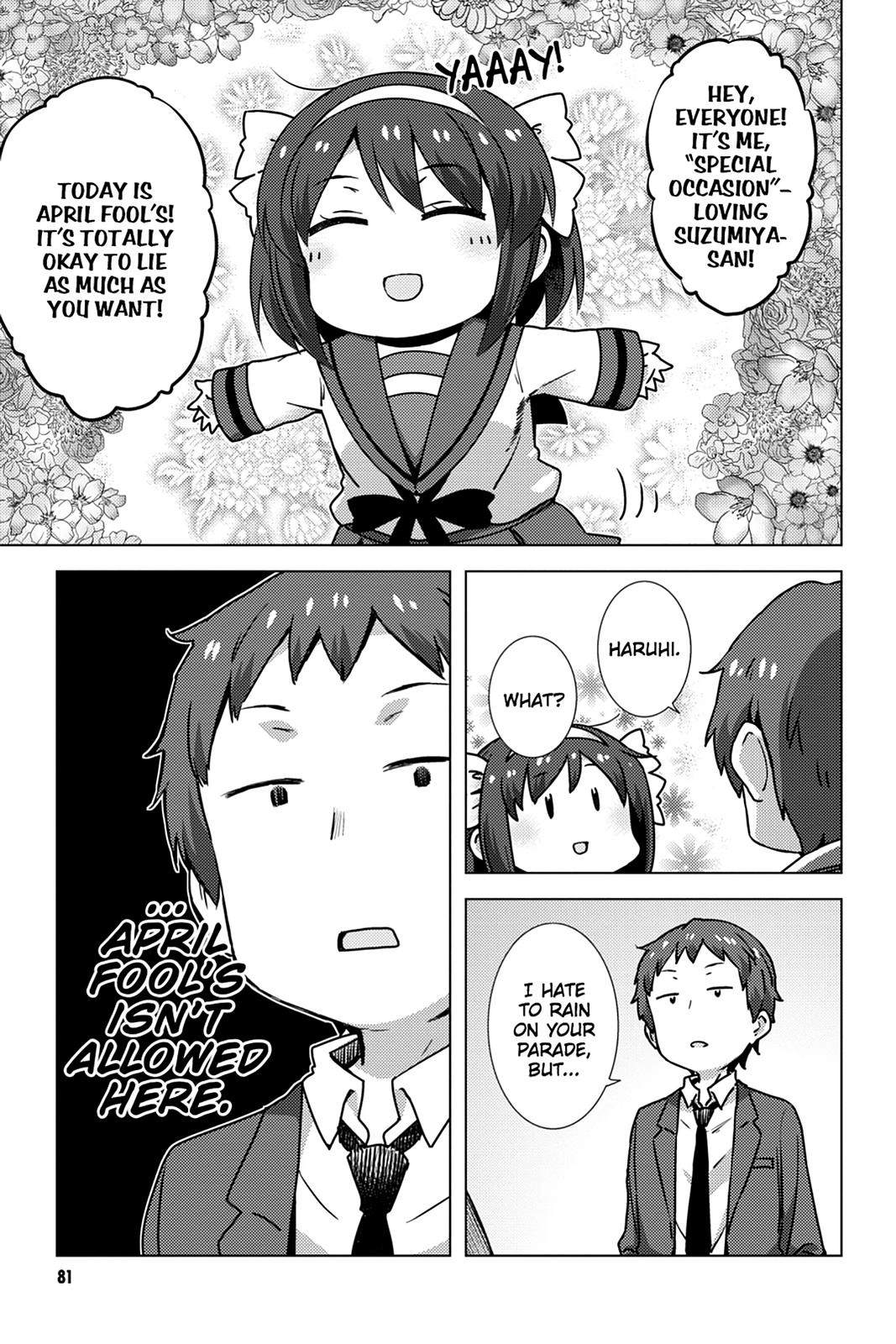 The Melancholy of Haruhi Suzumiya Chapter 139 page 1 - 