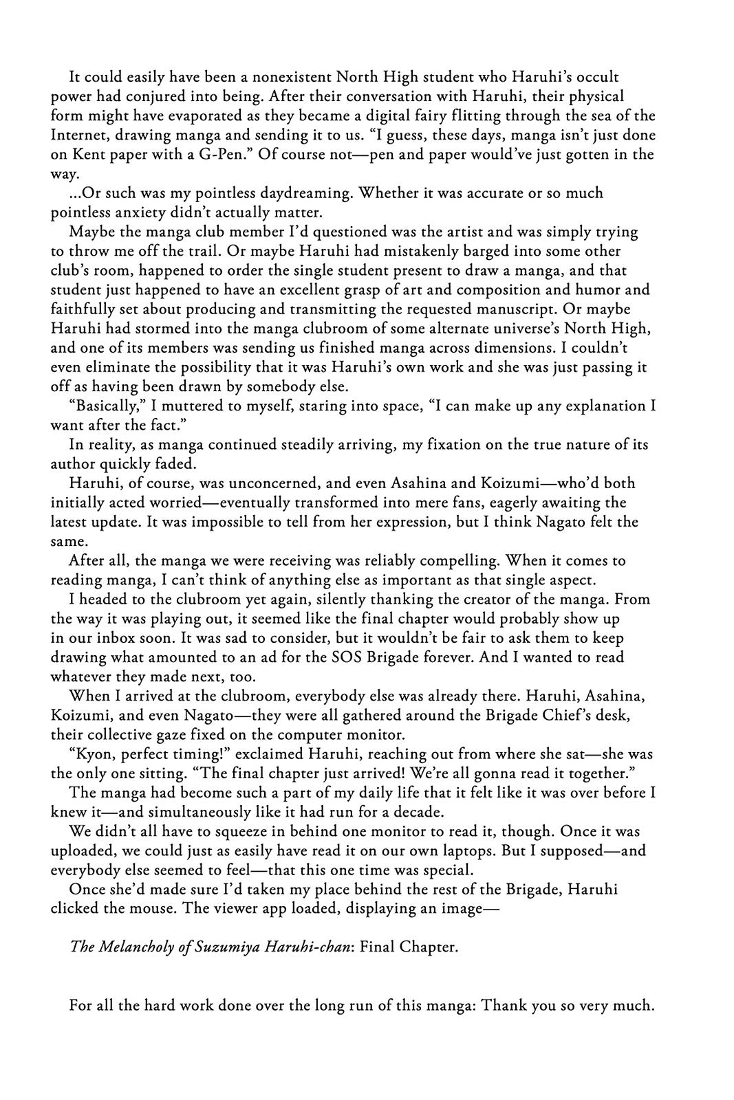 The Melancholy of Haruhi Suzumiya Chapter 166 page 21 - 